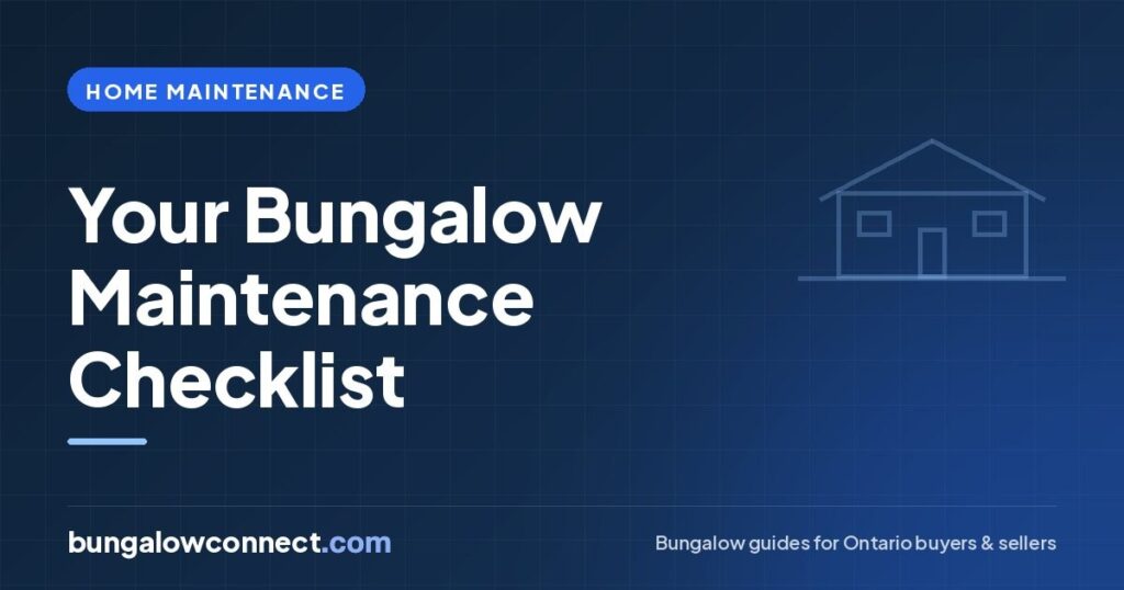 Bungalow Maintenance Checklist: Season-by-Season Upkeep – BungalowConnect.com