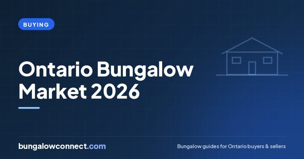 Ontario Bungalow Market 2026: What’s Hot, What’s Not – BungalowConnect.com