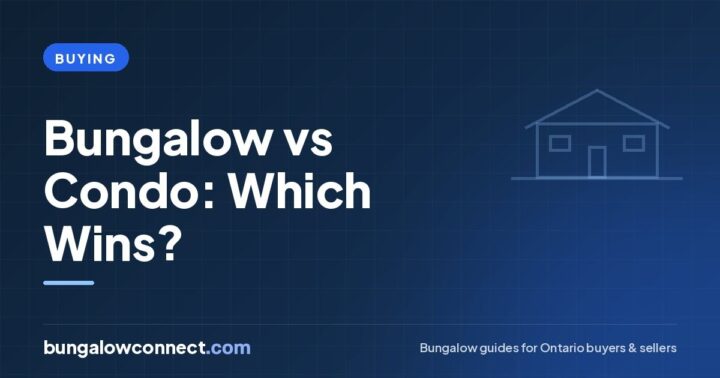 Bungalow vs Condo: Pros, Cons and Costs for Ontario Buyers – BungalowConnect.com