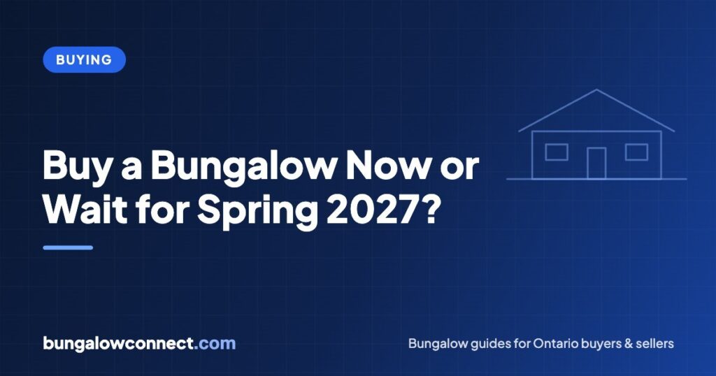 Buy a Bungalow Now or Wait for Spring 2027? How to Decide – BungalowConnect.com
