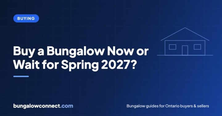 Buy a Bungalow Now or Wait for Spring 2027? How to Decide – BungalowConnect.com