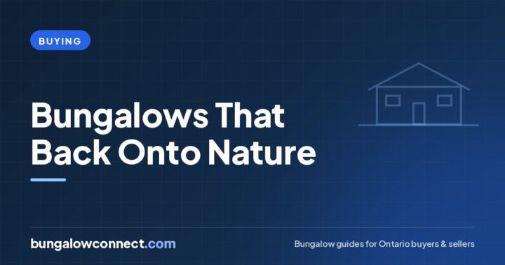 Living With Nature: Bungalows on Ravine, Park and Wooded Lots – BungalowConnect.com