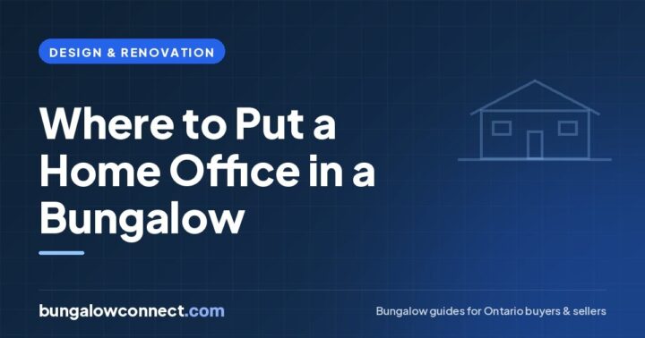 Where to Put a Home Office in a Bungalow: 7 Options Compared – BungalowConnect.com