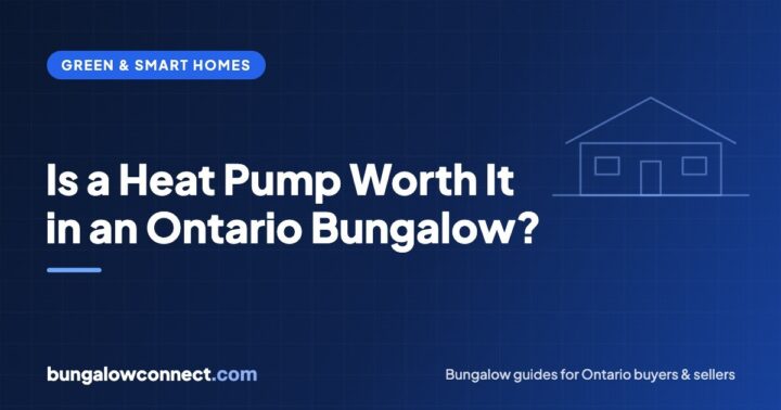 Is a Heat Pump Worth It in an Ontario Bungalow? Costs, Rebates and Comfort in 2026 – BungalowConnect.com