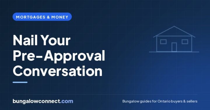 How to Talk to a Mortgage Agent About Your Pre-Approval – BungalowConnect.com