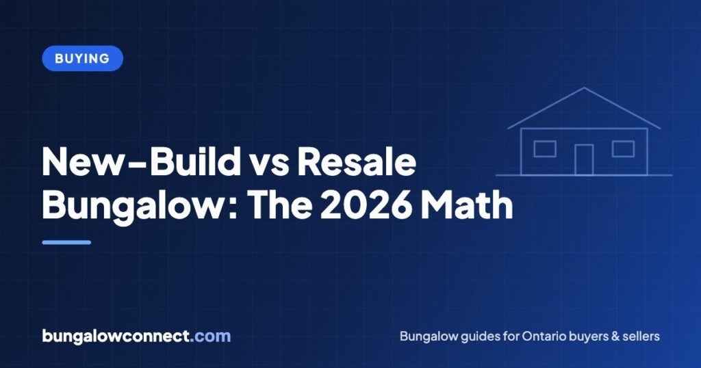 New-Build vs Resale Bungalow in 2026: How the HST Rebate Changes the Math – BungalowConnect.com