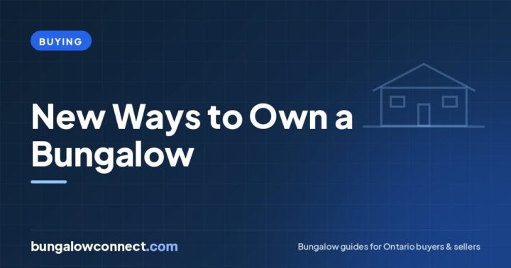 Alternative Home Ownership Options: New Ways to Own a Bungalow – BungalowConnect.com