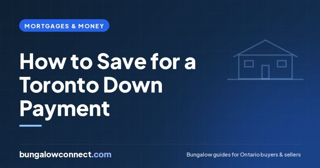 Saving for a Down Payment in Toronto: A Realistic Plan – BungalowConnect.com