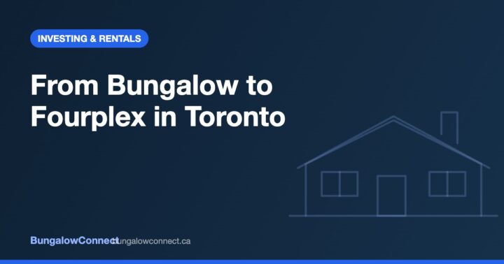 Toronto bungalow on a wide lot with potential to become a fourplex under multiplex zoning