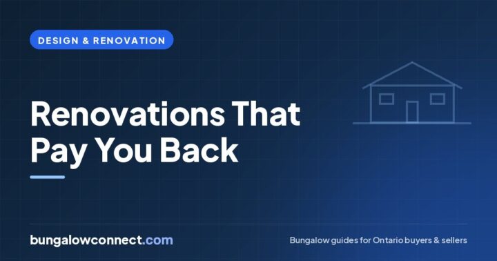 Renovations With the Best ROI: Where to Spend Before You Sell – BungalowConnect.com